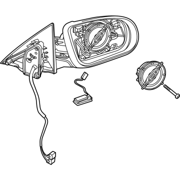 Mercedes-Benz 247-810-70-05 Mirror Assembly