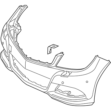 2014 Mercedes-Benz C63 AMG Bumper - 204-880-78-47-64-9999