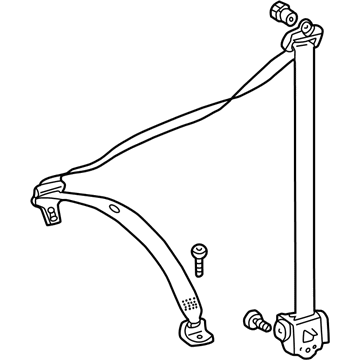 Mercedes-Benz 163-860-20-85-1A23 Lap & Shoulder Belt