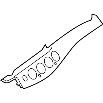 Mercedes-Benz 213-680-91-00 Molding