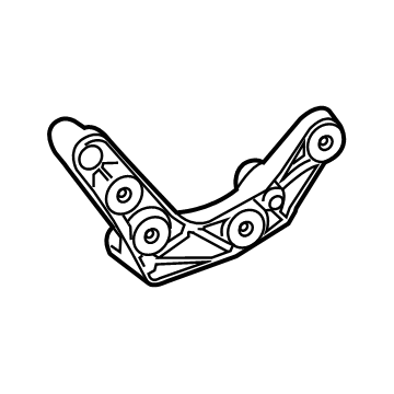 Mercedes-Benz 642-014-05-00 Upper Oil Pan Support