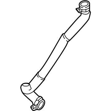 Mercedes-Benz 176-501-07-58 Coolant Hose