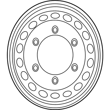 Mercedes-Benz 001-401-71-02-9040 Wheel, Steel