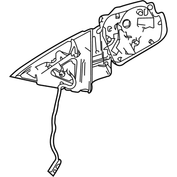 Mercedes-Benz 204-810-02-76 Mirror Housing