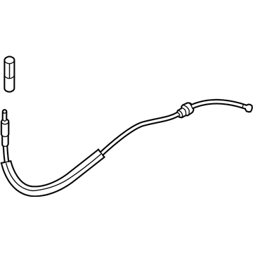 2016 Mercedes-Benz CLS63 AMG S Door Latch Cable - 212-760-03-04