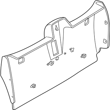 Mercedes-Benz 210-740-00-70-9B57 Lower Trim