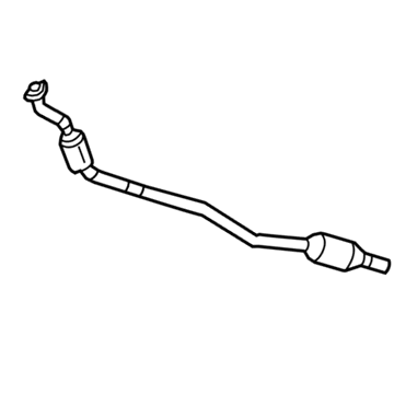 Mercedes-Benz S350 Catalytic Converter - 220-490-86-19-80