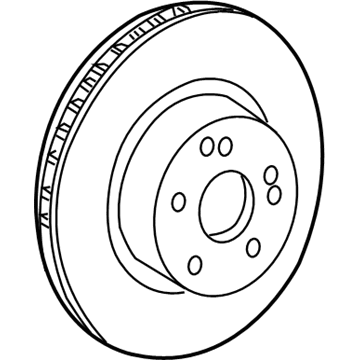 2005 Mercedes-Benz SLK55 AMG Brake Disc - 171-421-01-12