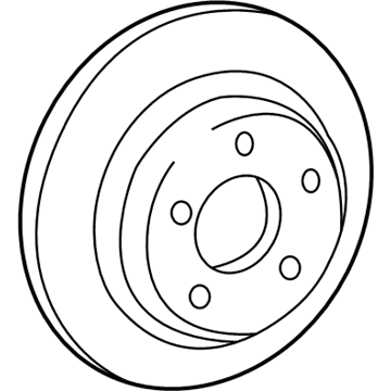 1987 Mercedes-Benz 300TD Brake Disc - 203-423-01-12-90