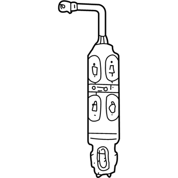 Mercedes-Benz S500 Window Switch - 220-821-71-51-7C45