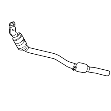 2017 Mercedes-Benz SL550 Catalytic Converter - 231-490-21-00