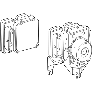 Mercedes-Benz GLA250 ABS Control Module - 176-431-03-00