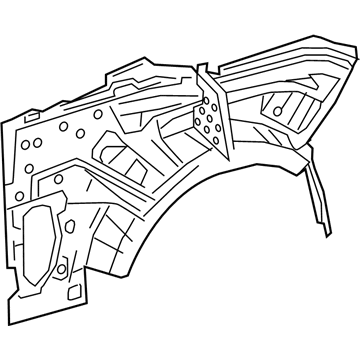 Mercedes-Benz 217-630-92-00 Inner Quarter Panel