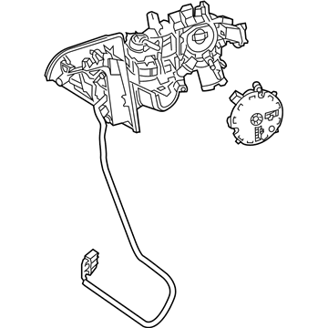 Mercedes-Benz 292-810-41-00 Mirror Assembly