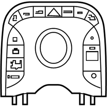 Mercedes-Benz 222-900-16-04-7N49 Multiplex Switch