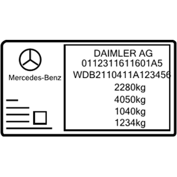 Mercedes-Benz 007-817-11-20-26