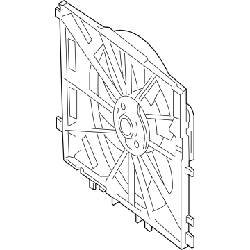 Mercedes-Benz EQB 350 Cooling Fan Assembly - 247-906-02-00