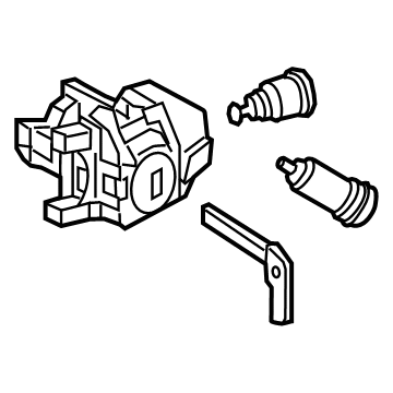 2024 Mercedes-Benz EQS 450+ Door Lock Cylinder - 099-760-95-02