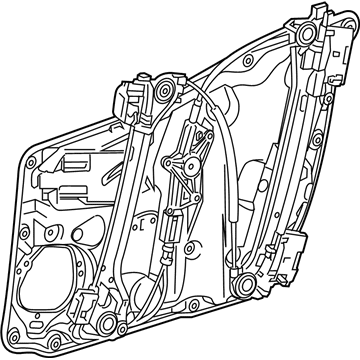 Mercedes-Benz CLA45 AMG Window Regulator - 117-720-00-00-64