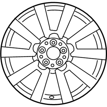 Mercedes-Benz 204-401-21-02-9765 Wheel, Alloy