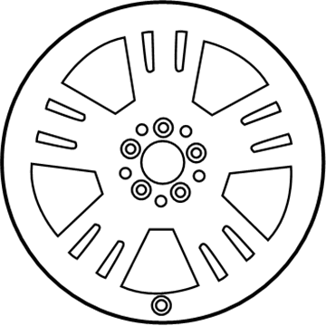 Mercedes-Benz 204-401-11-04-9765 Wheel, Alloy