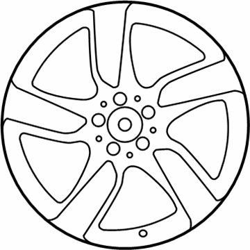 Mercedes-Benz 204-401-93-02-7X28 Wheel, Alloy