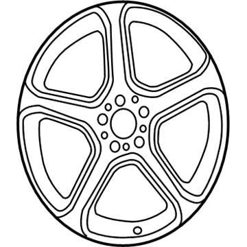 Mercedes-Benz 204-401-29-00-7X21 Wheel, Alloy