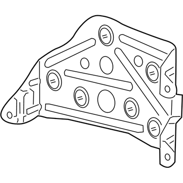 Mercedes-Benz 212-545-27-40 Control Module Bracket