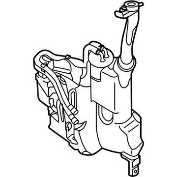 Mercedes-Benz 164-860-10-60 Reservoir Assembly