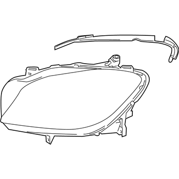 Mercedes-Benz 166-906-66-03 Composite Headlamp