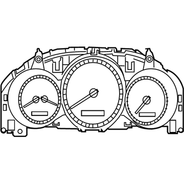 2014 Mercedes-Benz C250 Instrument Cluster - 204-900-52-13-80