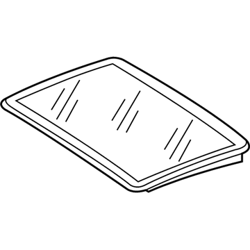 Mercedes-Benz 216-780-00-21 Sunroof Glass