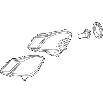 Mercedes-Benz 212-820-27-39 Composite Headlamp