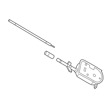 Mercedes-Benz 202-820-20-75 Antenna, Power