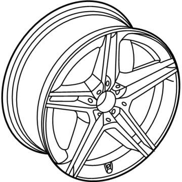 Mercedes-Benz 223-401-13-00-64-7Y51 Wheel