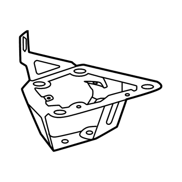 Mercedes-Benz 178-153-02-40 ECM Lower Bracket