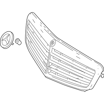 Mercedes-Benz 204-880-12-83-7D11 Grille