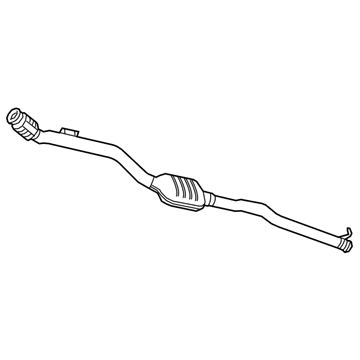 Mercedes-Benz 253-490-69-01 Intermediate Pipe