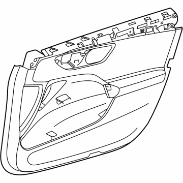 Mercedes-Benz 254-720-86-01-9H15 Door Trim Panel