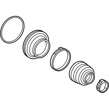 2021 Mercedes-Benz CLS450 CV Joint Boot - 220-357-05-91-02
