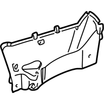 Mercedes-Benz 220-690-25-30 Fender Liner