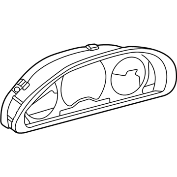 Mercedes-Benz CLK320 Instrument Cluster - 210-540-15-24