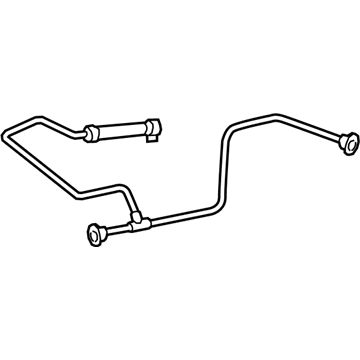 Mercedes-Benz 166-500-04-91 Reservoir Hose