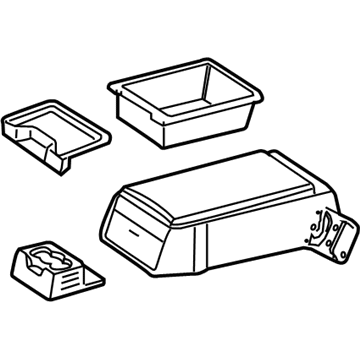 Mercedes-Benz 221-970-07-30-8M36 Armrest