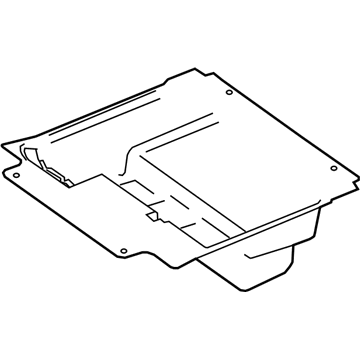 Mercedes-Benz 222-690-28-02-9F08 Spare Tire Panel