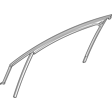 Mercedes-Benz 296-725-05-00 Run Channel