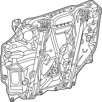 2024 Mercedes-Benz EQS 450+ SUV Window Regulator - 296-720-19-02