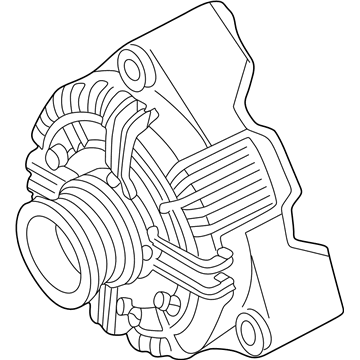 2002 Mercedes-Benz C230 Alternator - 011-154-72-02-83