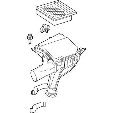 Mercedes-Benz 277-090-11-01 Air Cleaner Assembly