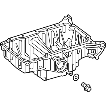 Mercedes-Benz 276-010-84-14 Upper Oil Pan